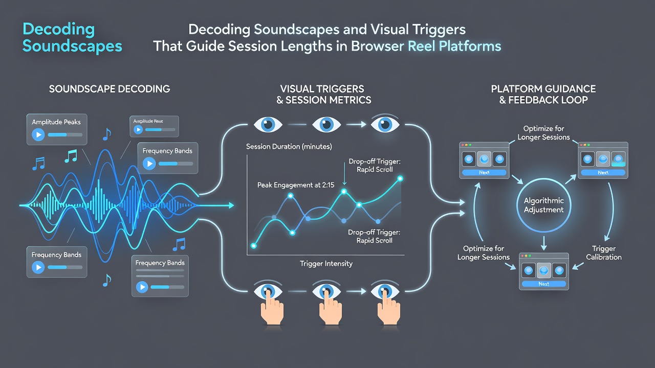 Examples of visual triggers and reel animations in browser platforms
